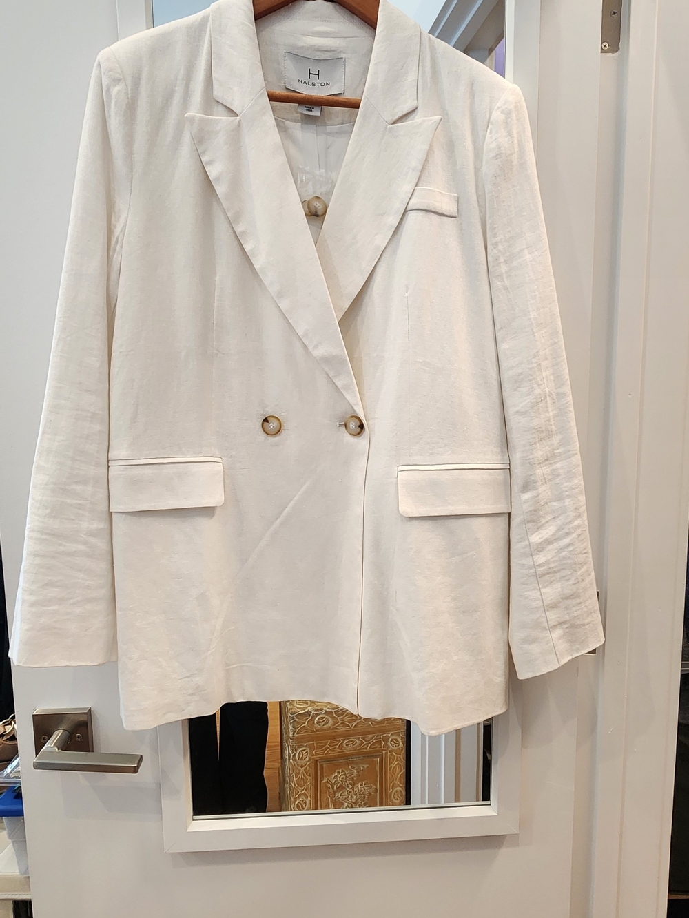 Halston Heritage Double-Breasted Blazer